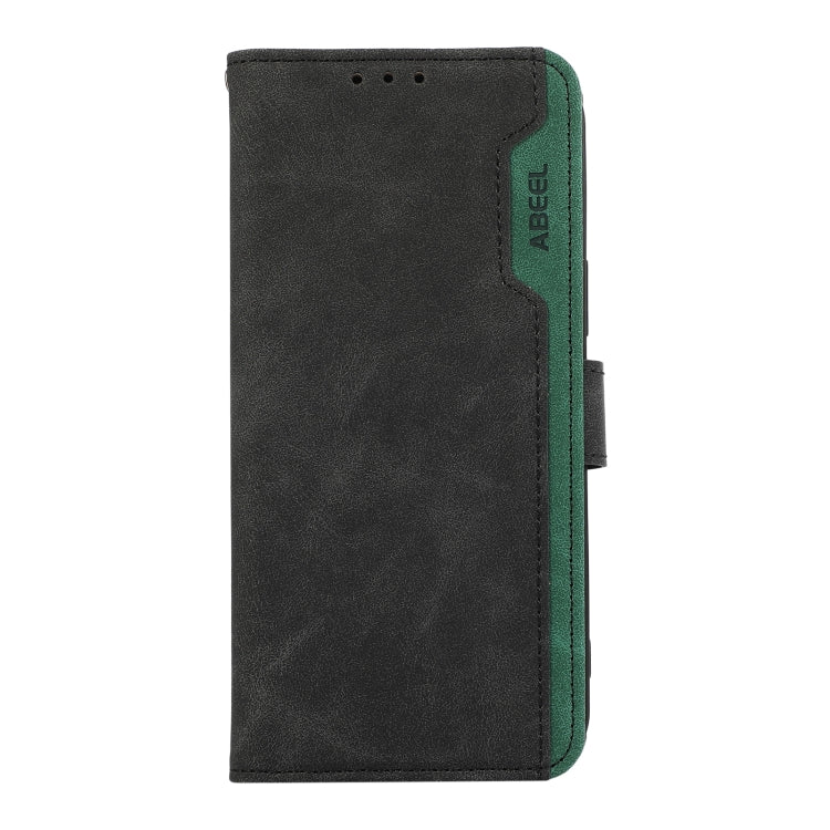 For Redmi 14C 4G ABEEL Color Block Magnetic RFID Leather Phone Case