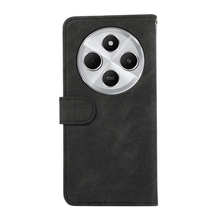 For Redmi 14C 4G ABEEL Color Block Magnetic RFID Leather Phone Case