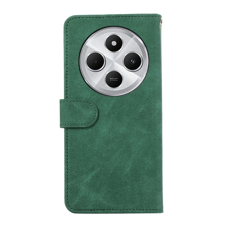 For Redmi 14C 4G ABEEL Color Block Magnetic RFID Leather Phone Case