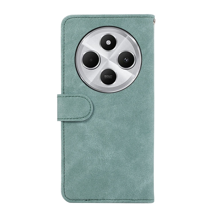 For Redmi 14C 4G ABEEL Color Block Magnetic RFID Leather Phone Case