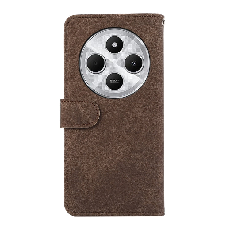 For Redmi 14C 4G ABEEL Color Block Magnetic RFID Leather Phone Case