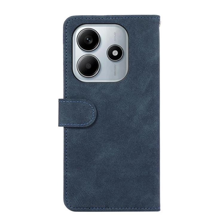 For Redmi Note 14 4G 164.84mm ABEEL Color Block Magnetic RFID Leather Phone Case