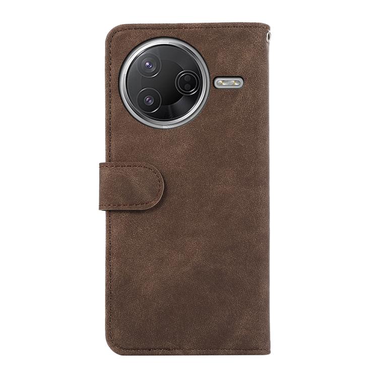 For Redmi K80 / K80 Pro ABEEL Color Block Magnetic RFID Leather Phone Case