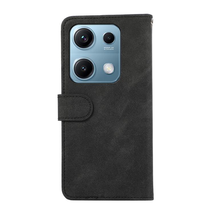 For Redmi Note 14S 4G ABEEL Color Block Magnetic RFID Leather Phone Case