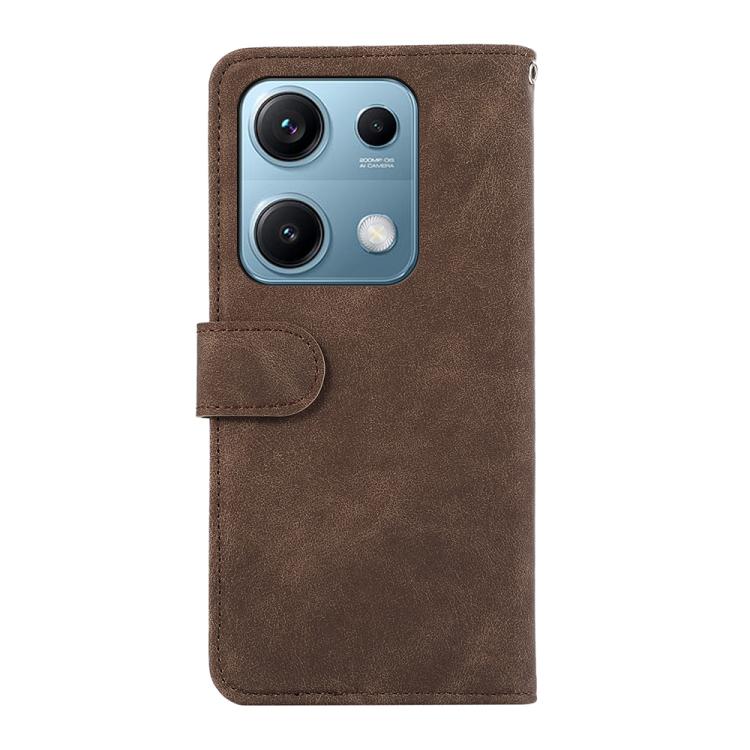 For Redmi Note 14S 4G ABEEL Color Block Magnetic RFID Leather Phone Case