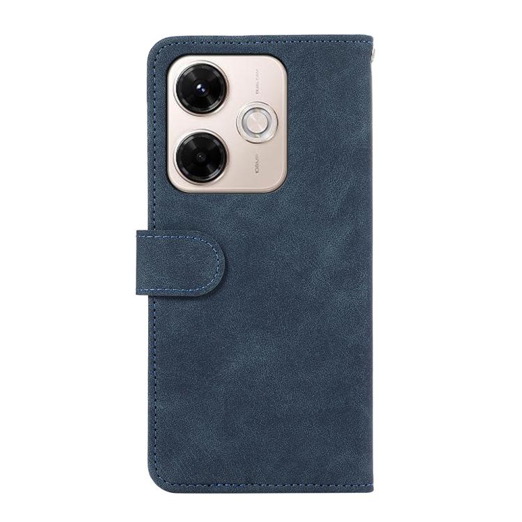 For Redmi 13x ABEEL Color Block Magnetic RFID Leather Phone Case