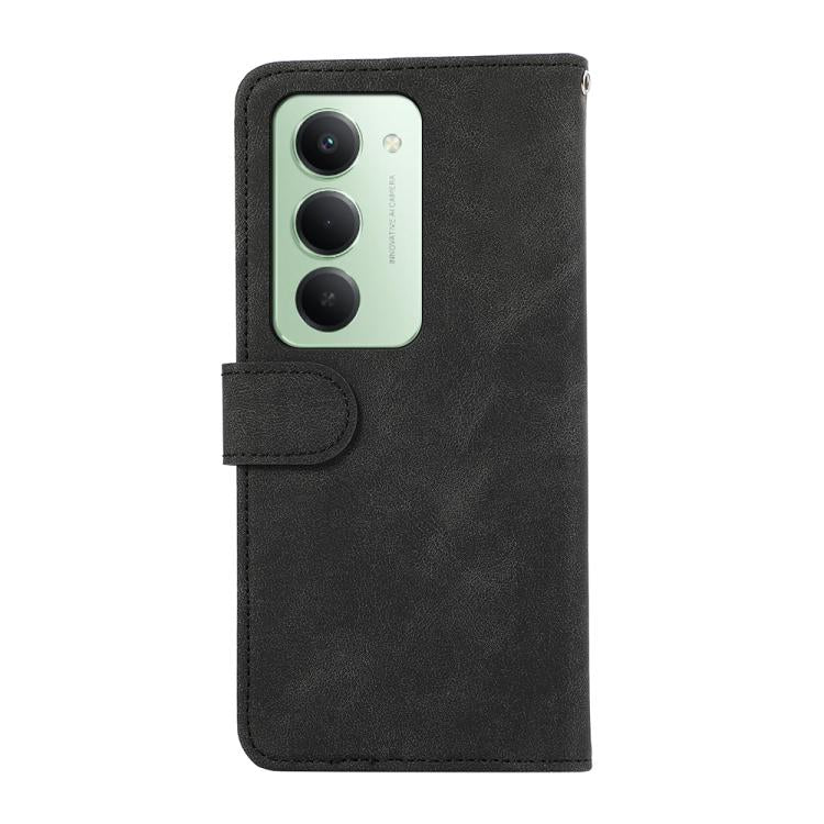 For Redmi 15 5G / 4G EU 171mm ABEEL Color Block Magnetic RFID Leather Phone Case
