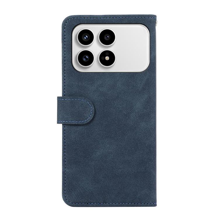 For Redmi K90/Poco F8 Pro ABEEL Color Block Magnetic RFID Leather Phone Case