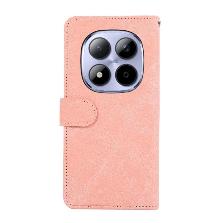 For Redmi Note 15 Pro 4G Global 163.2mm ABEEL Color Block Magnetic RFID Leather Phone Case
