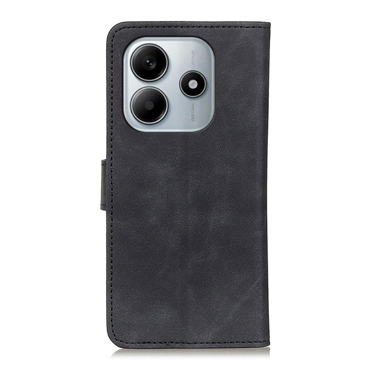For Redmi Note 14 4G 163.25mm KHAZNEH Retro Texture Flip Leather Phone Case