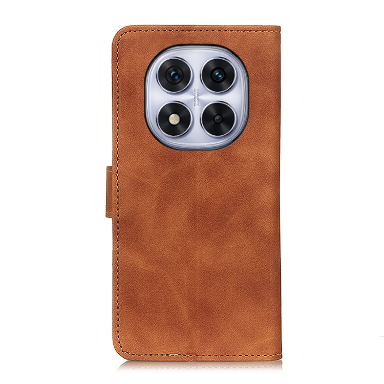 For Redmi Note 14 Pro 4G KHAZNEH Retro Texture Flip Leather Phone Case