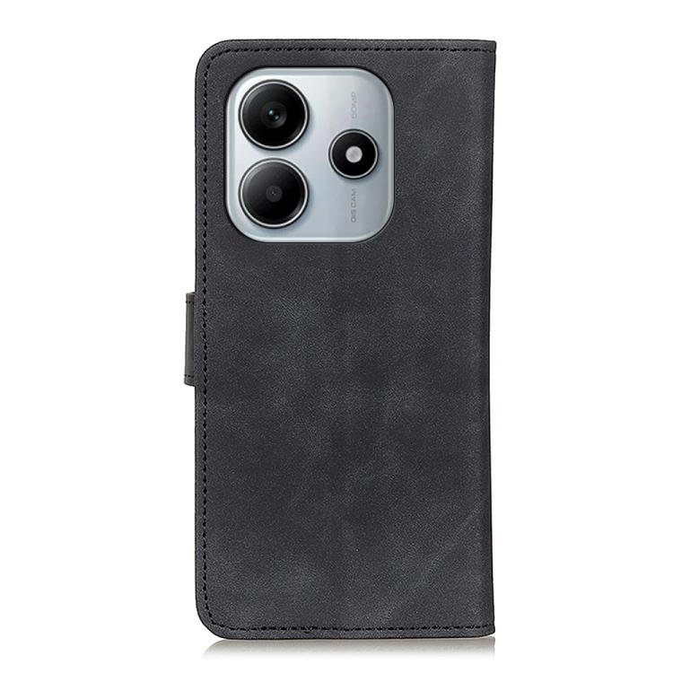 For Redmi Note 14 4G 164.84mm KHAZNEH Retro Texture Flip Leather Phone Case