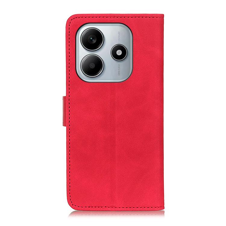 For Redmi Note 14 4G 164.84mm KHAZNEH Retro Texture Flip Leather Phone Case