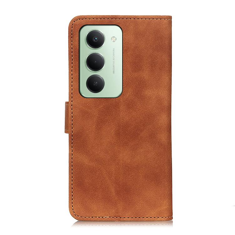 For Redmi 15 5G / 4G EU 171mm KHAZNEH Retro Texture Flip Leather Phone Case