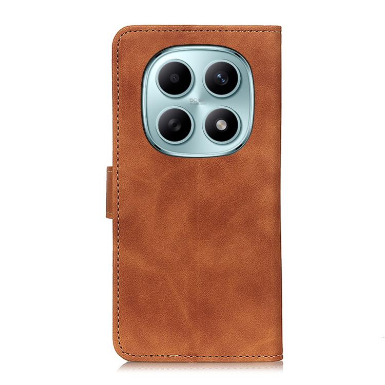 For Redmi Note 15 5G Global 164mm KHAZNEH Retro Texture Flip Leather Phone Case