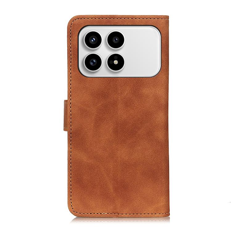 For Redmi K90 / Poco F8 Pro KHAZNEH Retro Texture Flip Leather Phone Case