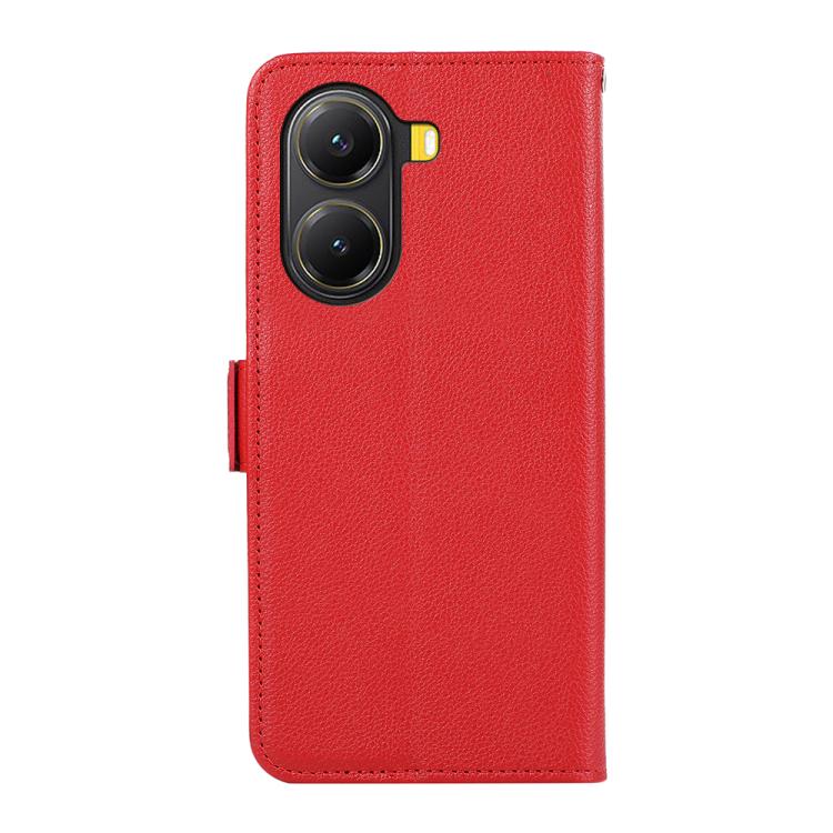 For Redmi Turbo 4 ABEEL Side-Magnetic Litchi Pattern Leather RFID Phone Case