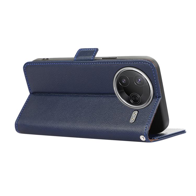 For Redmi K80 / K80 Pro ABEEL Side-Magnetic Litchi Pattern Leather RFID Phone Case