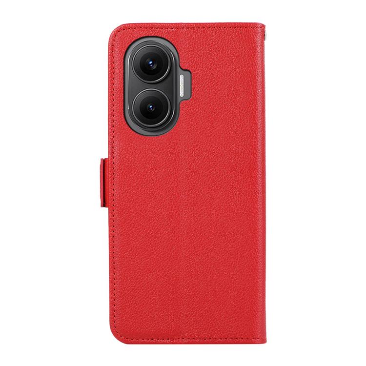 For Redmi Turbo 4 Pro ABEEL Side-Magnetic Litchi Pattern Leather RFID Phone Case