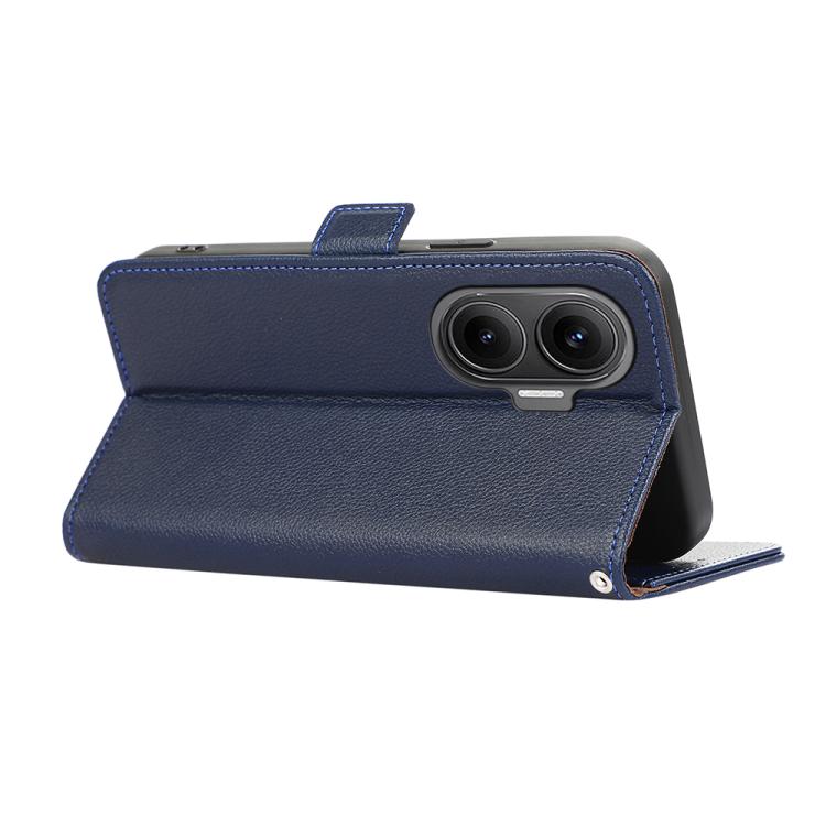 For Redmi Turbo 4 Pro ABEEL Side-Magnetic Litchi Pattern Leather RFID Phone Case