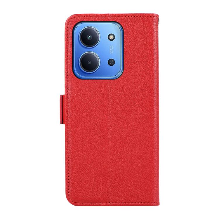 For Redmi 15C 5G / 4G EU 173mm ABEEL Side-Magnetic Litchi Pattern Leather RFID Phone Case