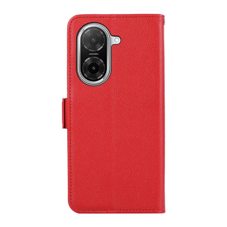 For Redmi A5 4G 171.7mm  / Poco C71 ABEEL Side-Magnetic Litchi Pattern Leather RFID Phone Case