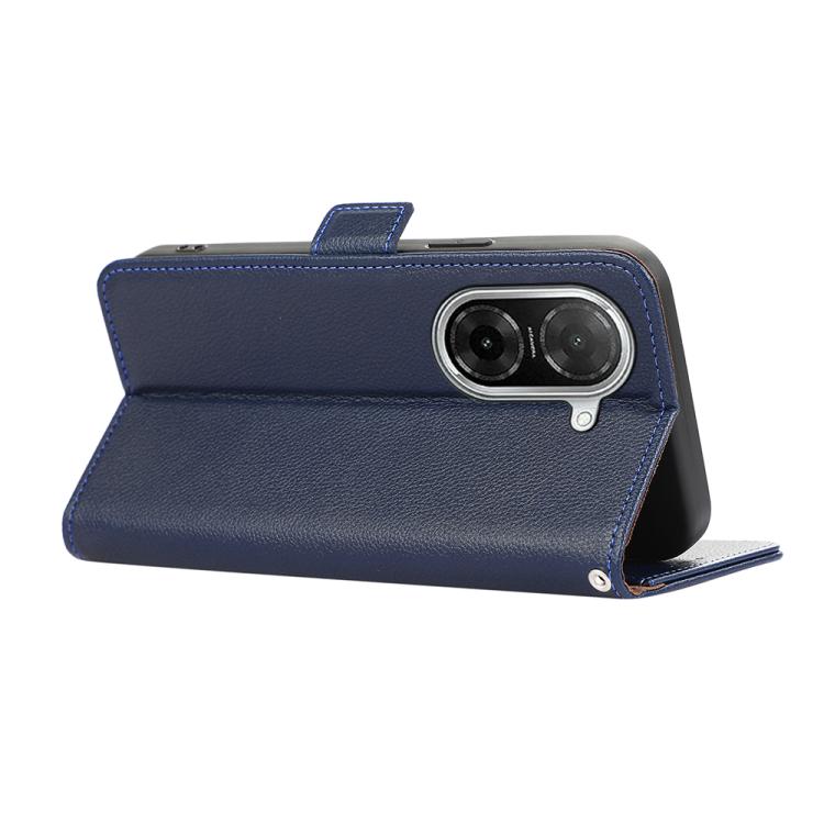 For Redmi A5 4G 171.7mm  / Poco C71 ABEEL Side-Magnetic Litchi Pattern Leather RFID Phone Case
