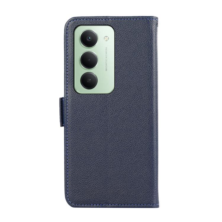 For Redmi 15 5G / 4G EU 171mm ABEEL Side-Magnetic Litchi Pattern Leather RFID Phone Case