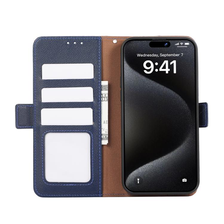 For Redmi 15 5G / 4G EU 171mm ABEEL Side-Magnetic Litchi Pattern Leather RFID Phone Case
