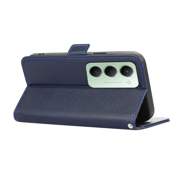 For Redmi 15 5G / 4G EU 171mm ABEEL Side-Magnetic Litchi Pattern Leather RFID Phone Case