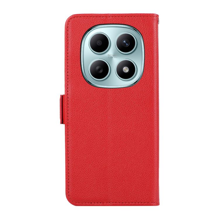 For Redmi Note 15 5G Global 164mm ABEEL Side-Magnetic Litchi Pattern Leather RFID Phone Case