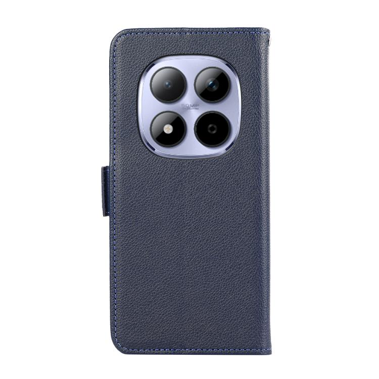 For Redmi Note 15 Pro 5G Global 163.6 ABEEL Side-Magnetic Litchi Pattern Leather RFID Phone Case