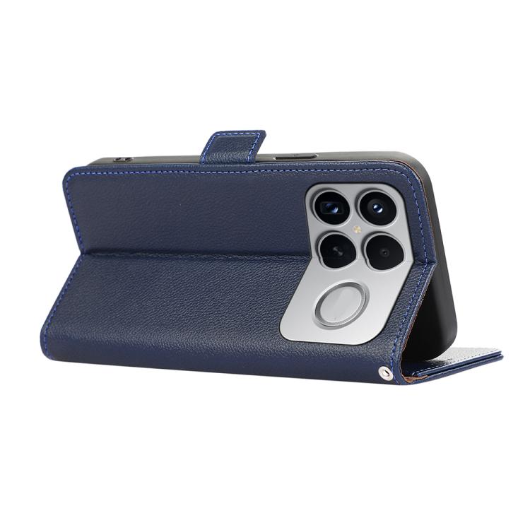 For Redmi K90 Pro Max/Poco F8 Ultra ABEEL Side-Magnetic Litchi Pattern Leather RFID Phone Case