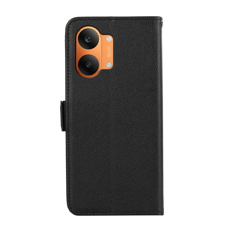 For Redmi Turbo 5 Max / Poco X8 Pro Max ABEEL Side-Magnetic Litchi Pattern Leather RFID Phone Case