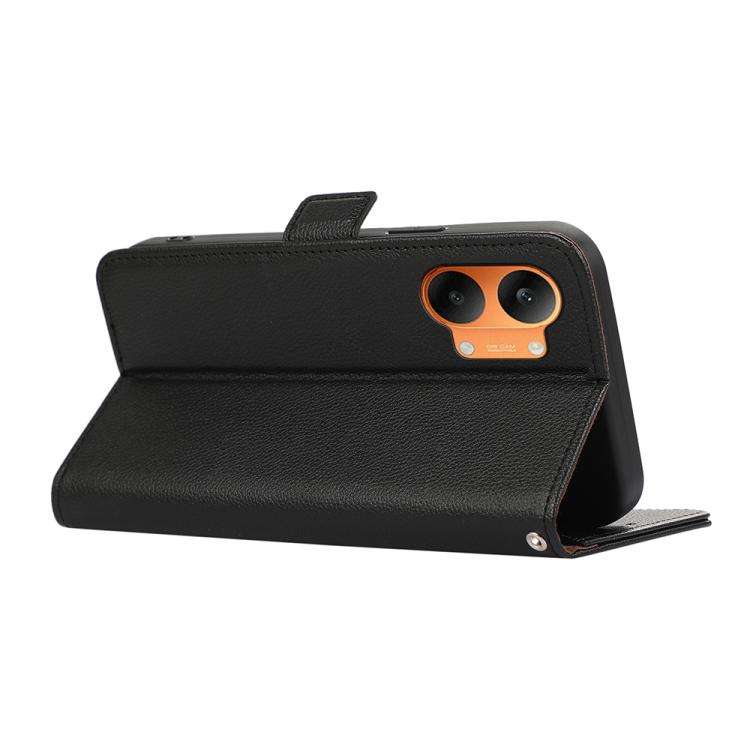 For Redmi Turbo 5 Max / Poco X8 Pro Max ABEEL Side-Magnetic Litchi Pattern Leather RFID Phone Case