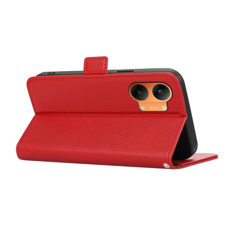 For Redmi Turbo 5 Max / Poco X8 Pro Max ABEEL Side-Magnetic Litchi Pattern Leather RFID Phone Case