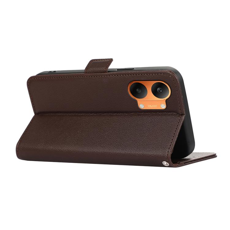 For Redmi Turbo 5 Max / Poco X8 Pro Max ABEEL Side-Magnetic Litchi Pattern Leather RFID Phone Case