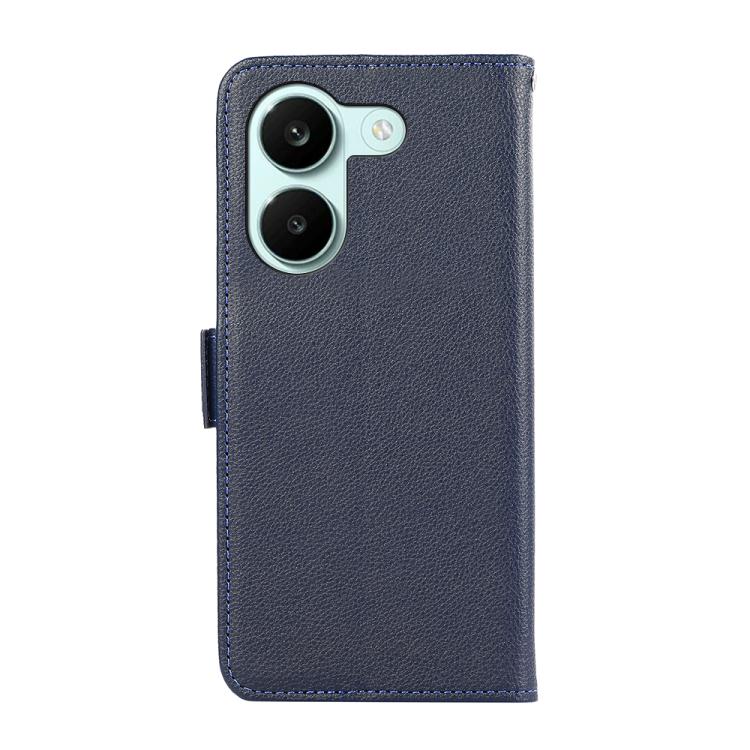For Redmi Turbo 5 5G / Poco X8 Pro 5G ABEEL Side-Magnetic Litchi Pattern Leather RFID Phone Case