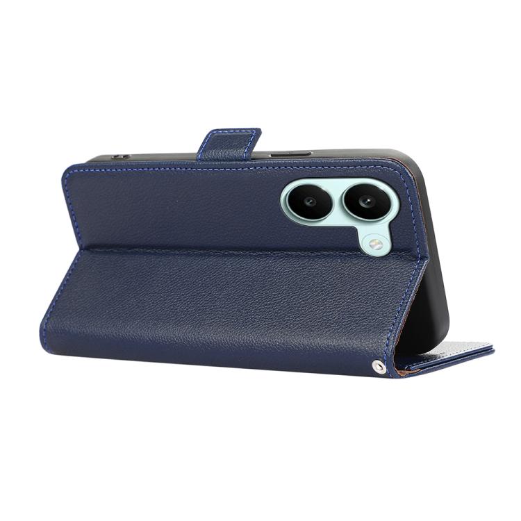 For Redmi Turbo 5 5G / Poco X8 Pro 5G ABEEL Side-Magnetic Litchi Pattern Leather RFID Phone Case