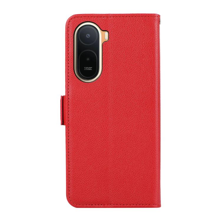 For Redmi A7 Pro 171mm/Poco C85x 5G ABEEL Side-Magnetic Litchi Pattern Leather RFID Phone Case