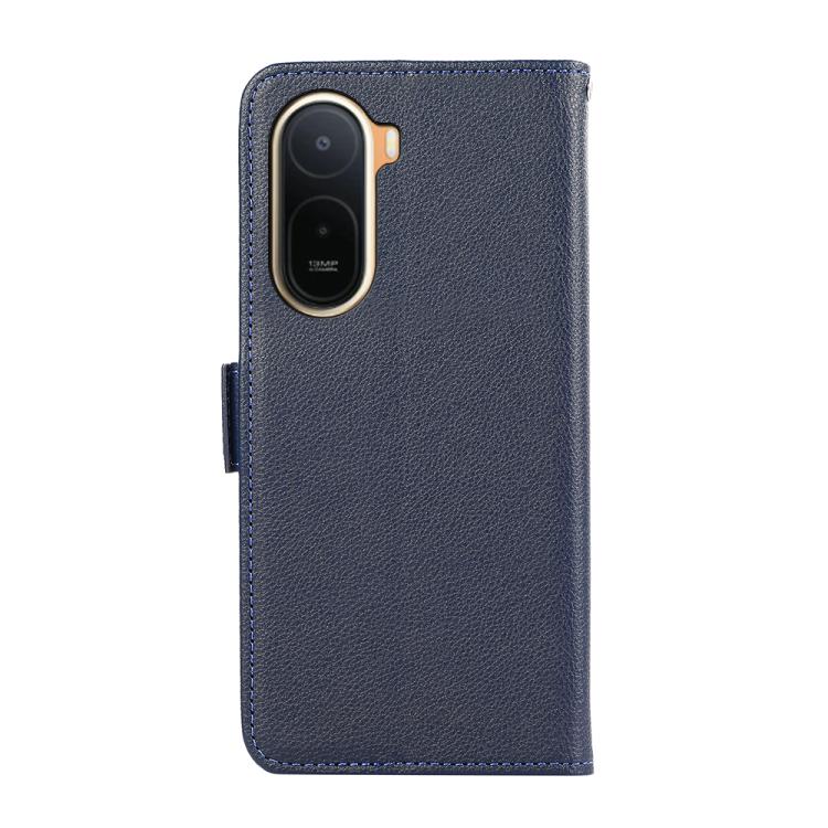 For Redmi A7 Pro 171mm/Poco C85x 5G ABEEL Side-Magnetic Litchi Pattern Leather RFID Phone Case