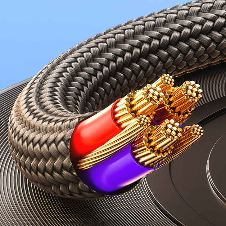 WK WDC-195 1m Geeker 3.5mm TRS AUX Audio Cable - Tarnish