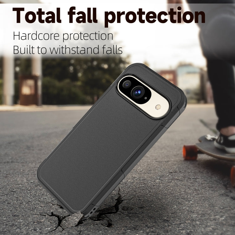 For Google Pixel 9 RedPepper Armor PC Hybrid TPU Phone Case - Black