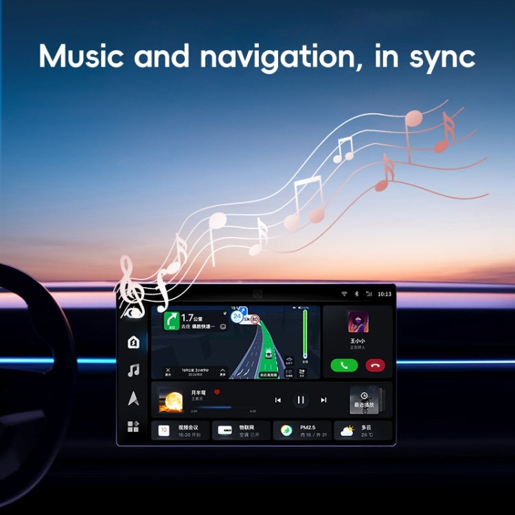 For iPhone Car Apple CarPlay Box Wired to Wireless Adapter - Black