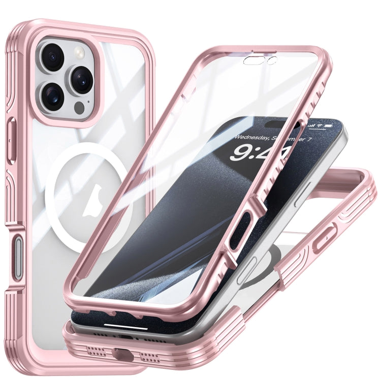 For iPhone 16 Pro Max RedPepper Tempered Glass MagSafe Phone Case