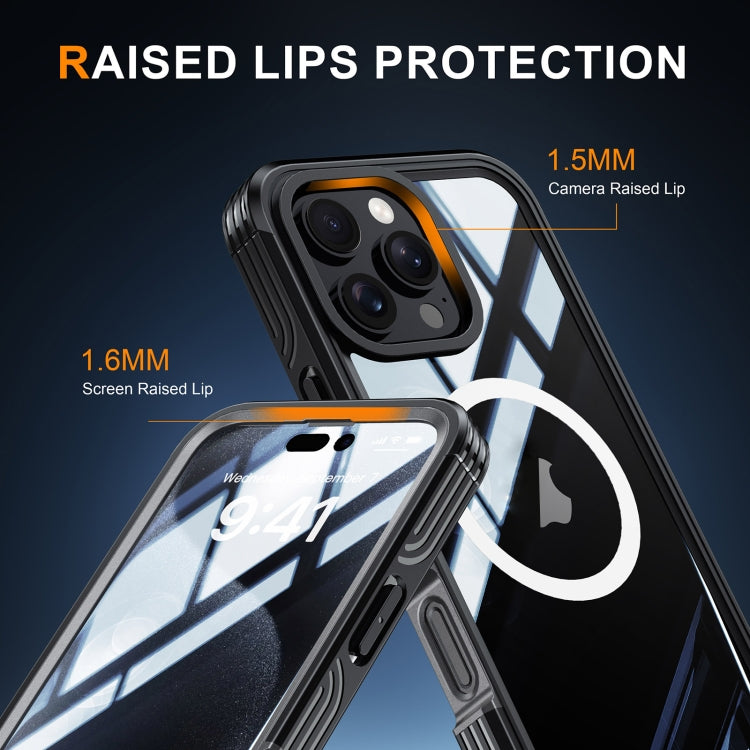 For iPhone 16 Pro Max RedPepper Tempered Glass MagSafe Phone Case