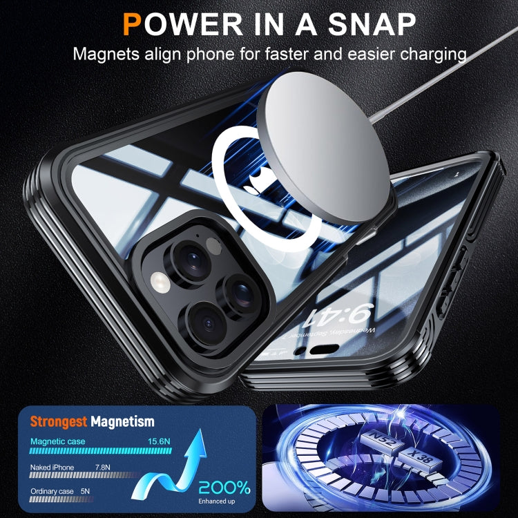 For iPhone 16 Pro Max RedPepper Tempered Glass MagSafe Phone Case