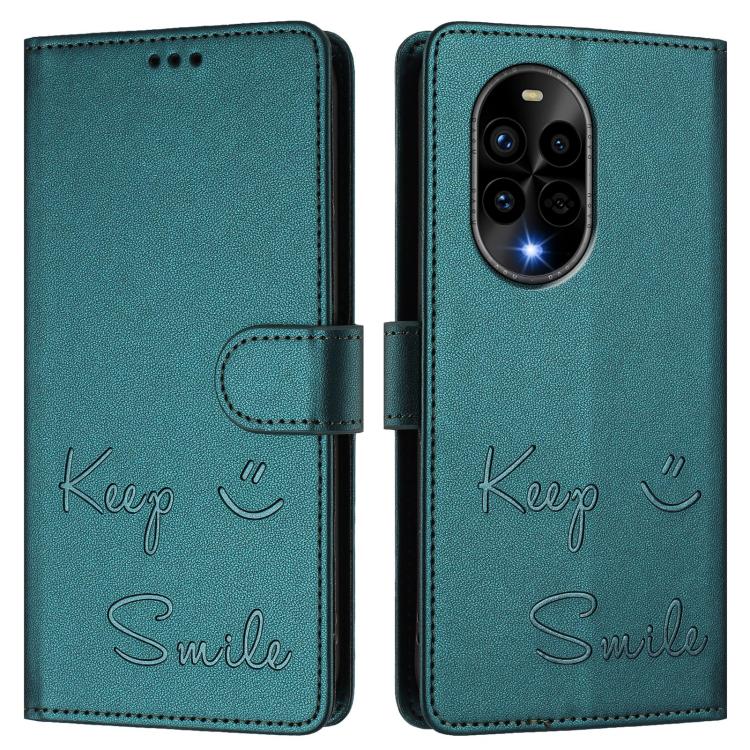 For Huawei nova 13 Pro Smile Embossing RFID Leather Phone Case