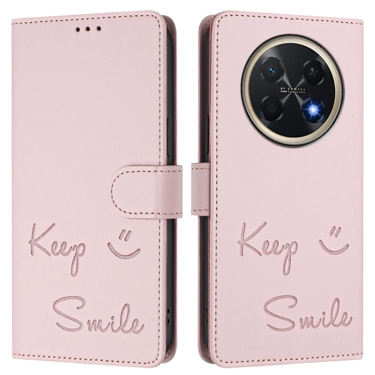 For Huawei Pura 90 Pro Max Smile Embossing RFID Leather Phone Case