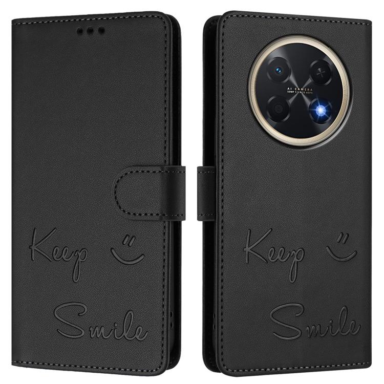 For Huawei Pura 90 Pro Max Smile Embossing RFID Leather Phone Case